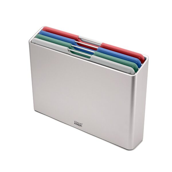 Folio 4 piece Chopping Board Set Large Silver – Stylish Case