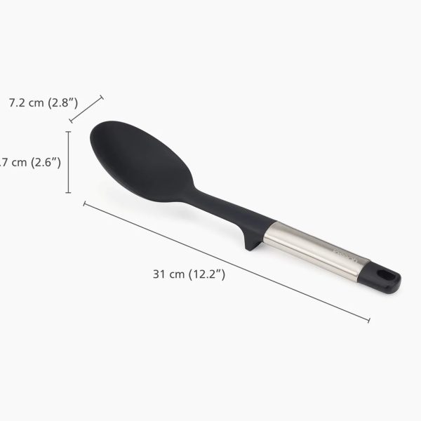 Elevate Silicone Solid Spoon (Steel)