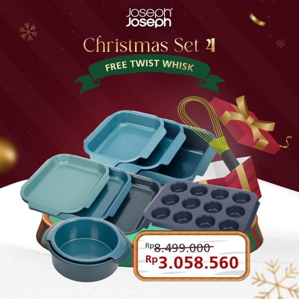 Joseph Joseph Christmas Set 4 / Baking Tray Set