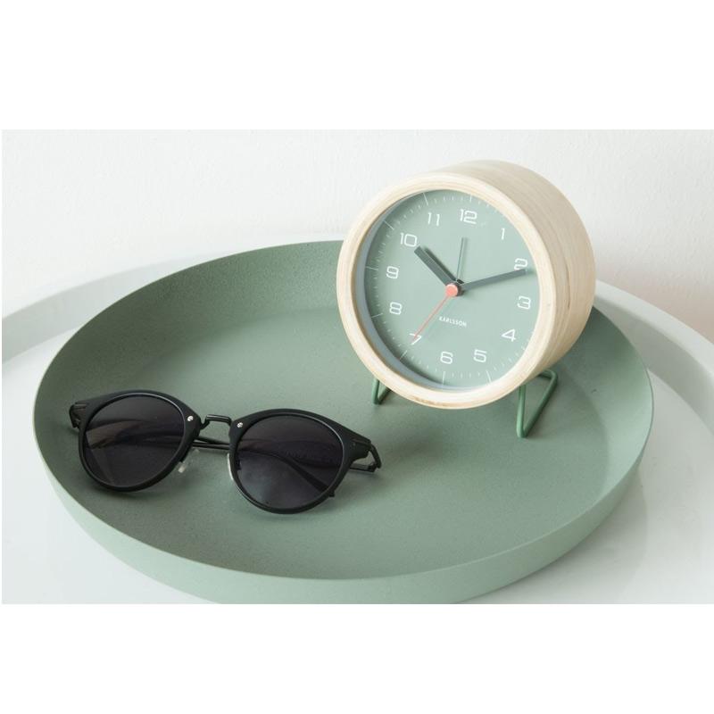 GIFT Karlsson Alarm Clock Innate Green, Design Boxtel &Buijs 10,5