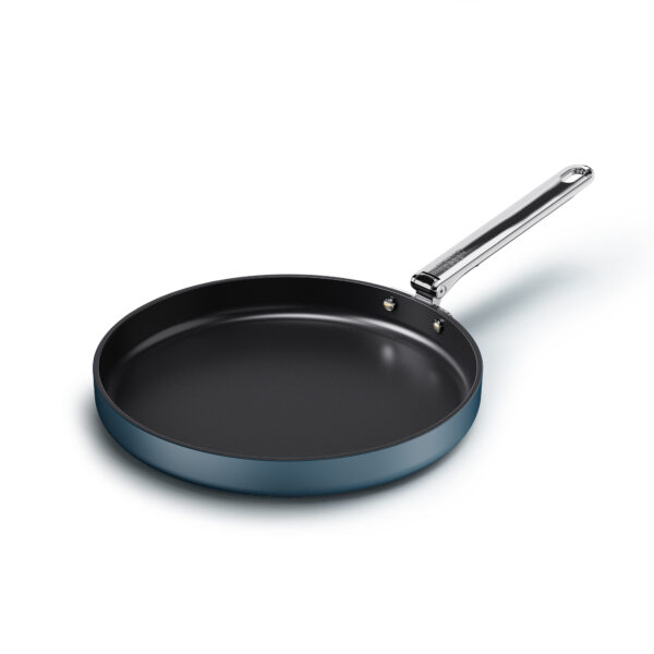 Space Folding Handle Non-Stick 30cm Blue Shallow Frying Pan