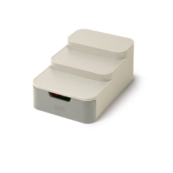 Duo Compact Tiered Organiser (Grey)