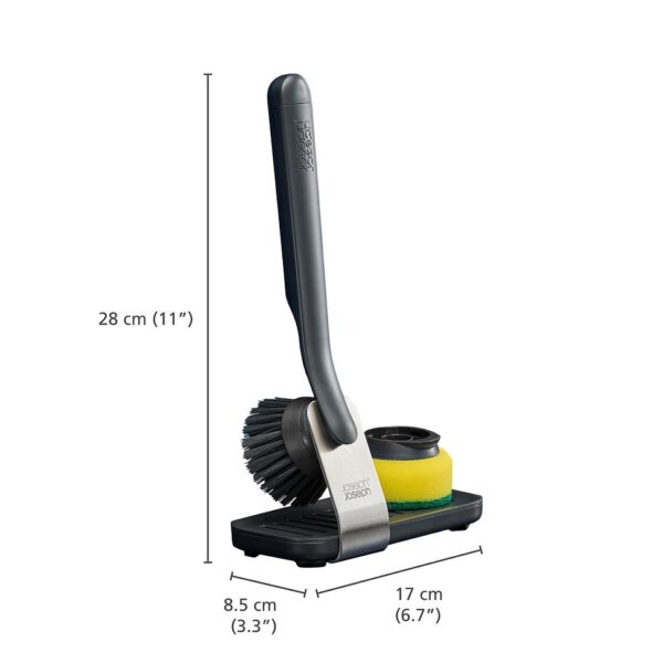 SinkTech Washing Up Brush & Sponge Set with Steel Stand