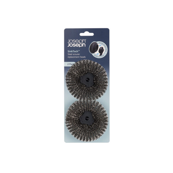 SinkTech Steel Scourer Replacement Heads 2pc