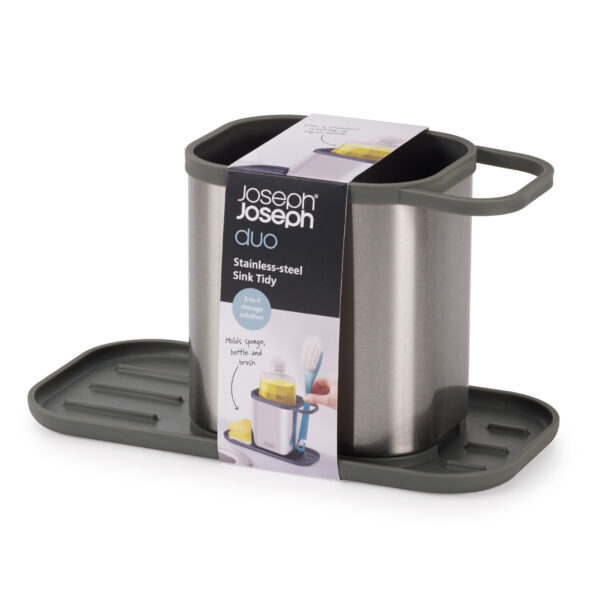 Duo Steel Sink Tidy