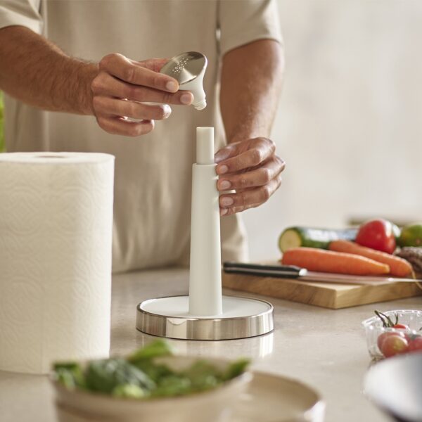 Push&Tear Kitchen Roll Holder – Light Stone
