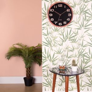 Karlsson Wall Clock Maxie Copper Numbers Black D.29 cm