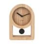 Karlsson Table Clock Lena Pendulum Wood Veneer Black