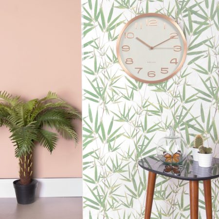 Karlsson Wall Clock Maxie Steel White/Copper