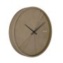 Karlsson Wall clock Warm Layered Lines Moss Green D.30cm