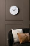 Karlsson Wall clock Warm Layered Lines White D.30cm