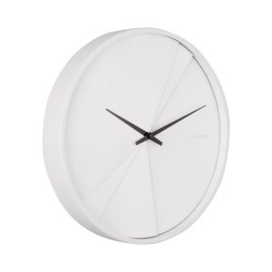 Karlsson Wall clock Warm Layered Lines White D.30cm