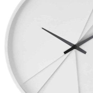 Karlsson Wall clock Warm Layered Lines White D.30cm