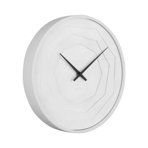 Karlsson Wall Clock Layered Origami White D.30cm
