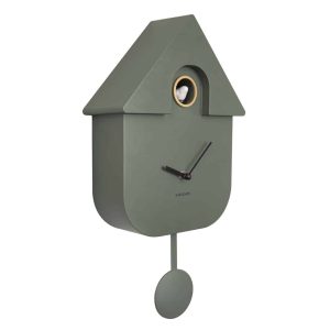 Karlsson Wall Clock Modern Jungle Green Cuckoo