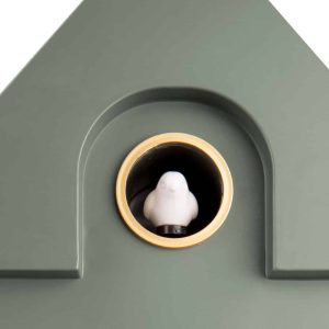 Karlsson Wall Clock Modern Jungle Green Cuckoo