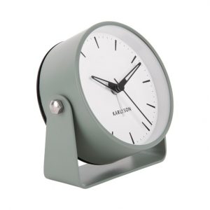 Karlsson Alarm Clock Calm Metal Grayed Jade D. 11cm