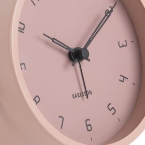 Karlsson Alarm Clock Stark Iron Matt Faded Pink D.13,5cm