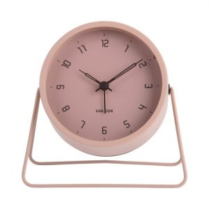 Karlsson Alarm Clock Stark Iron Matt Faded Pink D.13,5cm