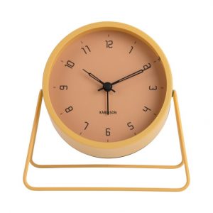 Karlsson Alarm Clock Stark Iron Matt Honey Yellow D.13,5cm