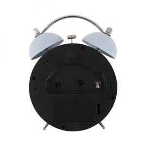Karlsson Alarm Clock Iconic Matt Ice Blue 15 x 11 x 6 cm