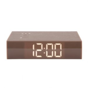 Karlsson Alarm Clock LED Book ABS Warm Grey 20 x 5 x 14cm