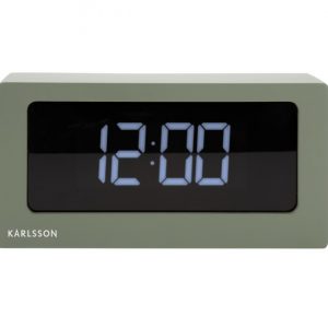 Karlsson Table Clock Boxed LED Jungle Green 25x12.5x7cm