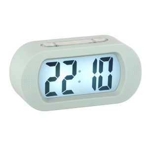 Karlsson Alarm Clock Gummy Rubberized Light Blue 14 x 7 x 5cm