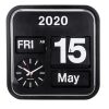 Karlsson Wall Clock Big Flip Silver Casing 43x43x16cm