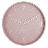 Karlsson Wall Clock Numbers & Lines Iron Matt Faded Pink D. 40 cm